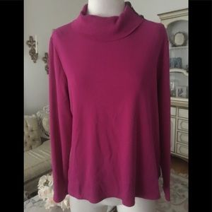 Rafaella NWT Magenta color turtleneck size PL. B:787. 7/18/26